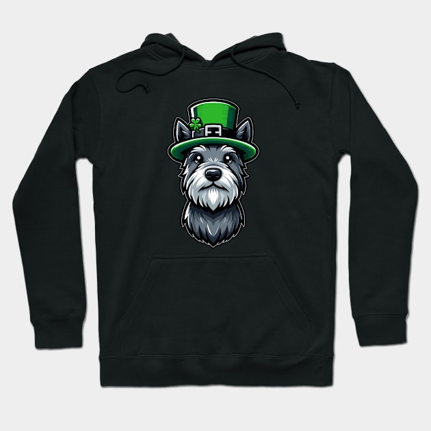 Luckiest Doggy Mama - St Patricks Day Hoodie by eighttwentythreetees